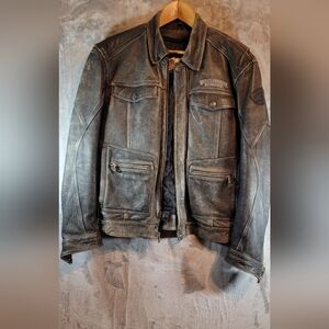 Harley-Davidson Distressed Leather Jacket